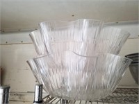 Large Fluted Bowls Lot of 2
