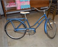 Vtg Blue J.C. Higgins Bicycle w/ Rear Rack
