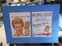 Early Phillip Morris and Lucille Ball Advertise