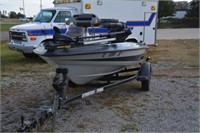 1998 Stratos 15' 258V Bass Boat  & Trailer