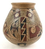 Signed Native American Pottery Vase