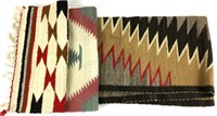 (3) Vintage Native American Rugs