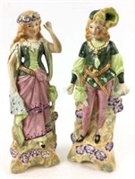 (2) Coventry Porcelain Renaissance Figurines