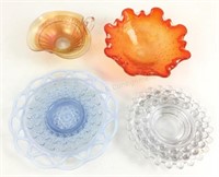 Assorted Art Glass Dishes