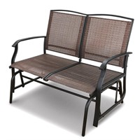 New The Breathable Mesh Outdoor Glider Bench