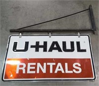 Double Sided UHaul Sign w/ Hanging Bracket