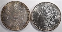 1887 & 1889 MORGAN DOLLARS CH BU