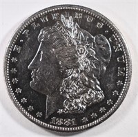 1881-S MORGAN DOLLAR CH BU  FLASHY