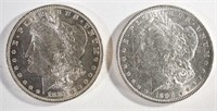 1883-O & 1890 CH BU MORGAN DOLLARS