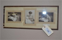 FRAMED TRIO OF MOTHER AND BABY