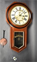 Ansonia Regulator "A" Walnut Case Clock