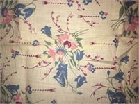Vintage cotton feed/flour-floral print