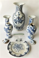 (6)CHINESE PORCELAIN GROUPING