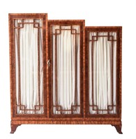 ART DECO STEPPED CABINET