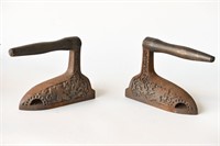 (2) ANTIQUE IRONS