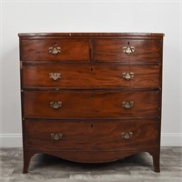 19TH C. ENGLISH TWO OVER THREE CHEST