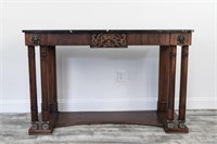 CLASSICAL MARBLE TOP CONSOLE