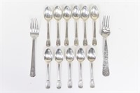 TIFFANY STERLING SILVER FLATWARE