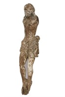 16TH/17TH C. CARVED CRUCIFIXION SCULPTURE