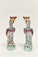 CHINESE CERAMIC ROOSTERS