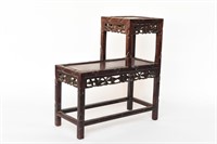 CHINESE CARVED PLANT STAND CONSOLE TABLE