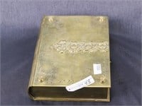 Rare Brass Book Form Box