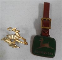 JD Watch Fob and Pin