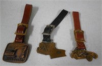 (3) JD Construction Watch Fobs