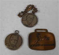 (2) JD Keychains and (1) Watch Fob