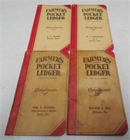 (4) JD Farmers Pocket Ledger