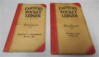 (2) JD Farmers Pocket Ledger