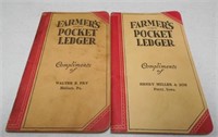 (2) JD Farmers Pocket Ledger