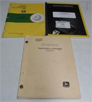 Lot of 3 JD Manuals