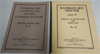 Lot of 2 Waterloo Boy Manuals