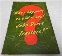 What Happens to Old Model JD Tractors Brochure