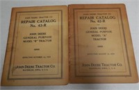 (2) Original JD Repair/Parts Catalogs