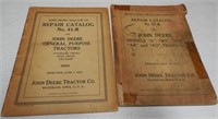(2) Original JD Repair/Parts Catalogs