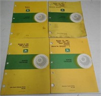 (4) JD Tractor Parts Catalogs