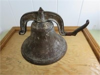 Vintage Cast Iron School Bell
