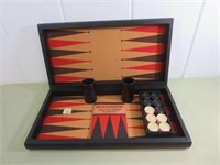 Backgammon Game & Checkers in Case