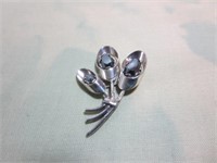 Nice Pin/Broach Marked Sterling, 5.2g