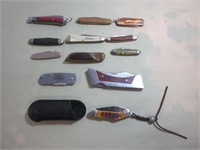A Variety of Pocket Knives