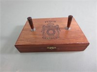 Wood Cigar Box Voltage Output w/(2) Switches