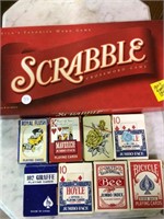 Scrabble Game , Royal Flush Card Game