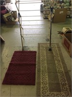 Drying rack, cane, rugs, door jam bar