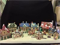 Christmas lighted houses, general houses