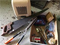 Hand tools, hardware & Arvin electric heater