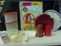 Plastic & paper containers, trays, cups
