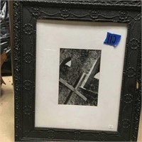 Picture in nice ornate black frame