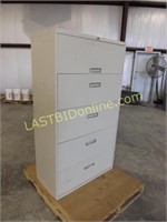 METAL 5 DRAWER LATERAL FILE CABINET with KEY